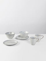 Next Broste Copenhagen Set of 2 Sand Nordic Ceramic Bowls- Buy online at McGrocer