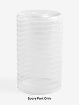 Next Clear Milan Linear Small Glass Spare Part for AR4115 - 20cm- Buy online at McGrocer
