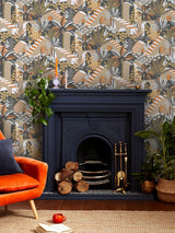Next Graham & Brown Ochre Envy Vacay Wallpaper Sample A4- Buy online at McGrocer