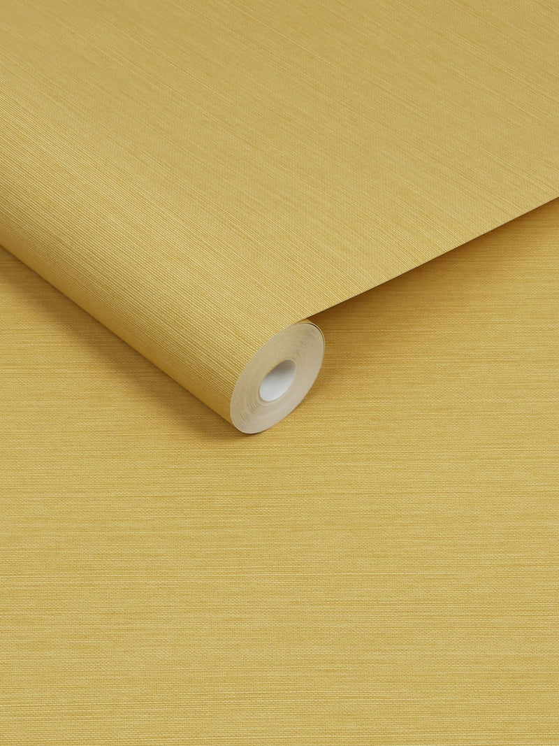 Graham & Brown Saffron Envy Stitch Please wallpaper sample A4, imported from the UK