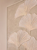 Lipsy gold gingko leaf wall art 60x90cm, imported from the UK