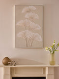 Lipsy gold gingko leaf wall art 60x90cm, imported from the UK