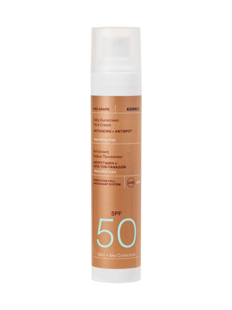 Korres grape face sunscreen SPF50 50ml, UK version