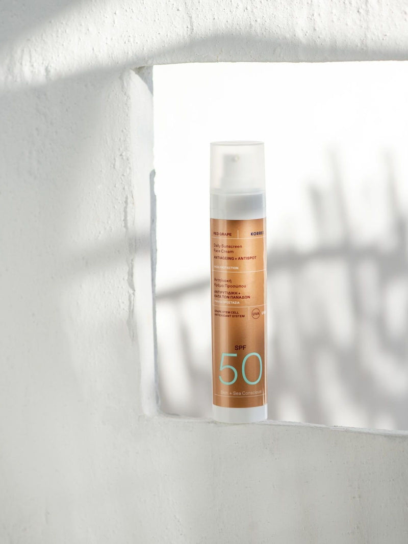 Korres grape face sunscreen SPF50 50ml, UK version