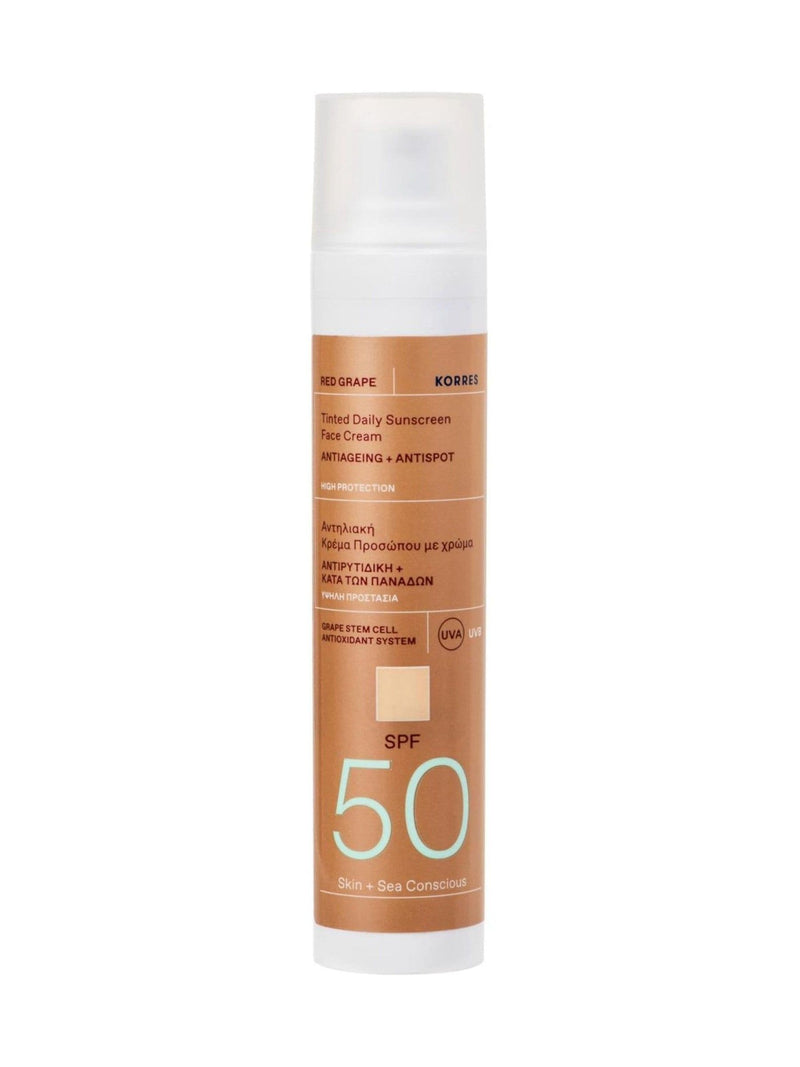 Korres Grape Face Sunscreen Tinted SPF50 50ml, UK version