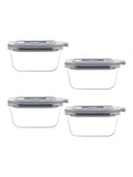 Kilner clear fresh storage containers 0.31L set of 4, UK version