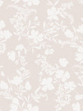 Neutral Silhouette Floral wallpaper sample A4, imported from the UK