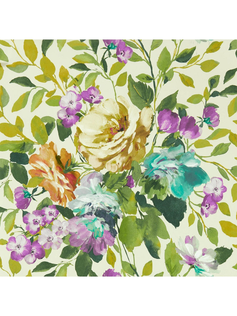 Clarke & Clarke Amethyst Bloom Exotica wallpaper sample A4 - British product
