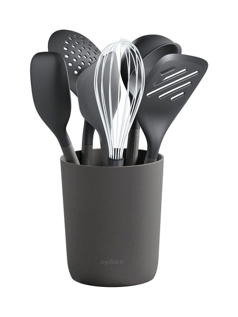 Zyliss 7-piece Beluga grey utensil set (British brand)