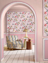 Next Cath Kidston Pink Catnip Wallpaper Sample A4- Buy online at McGrocer