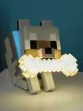 Minecraft Wolf Glo Buddies night light 14.3cm - British product