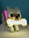 Minecraft Wolf Glo Buddies night light 14.3cm - British product