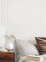 Next Ohpopsi Smoke Ticking Stripe Wallpaper 10m- Buy online at McGrocer