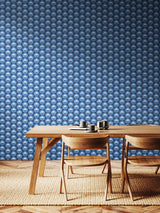 Next Hoopla Walls Indigo Mix Retro Flower Wallpaper 10M- Buy online at McGrocer