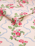 Cath Kidston Pink Rose Flutter wallpaper 10m (British brand)