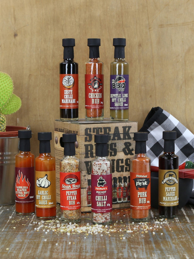 Kimm & Miller steak sauce and rub set, UK version