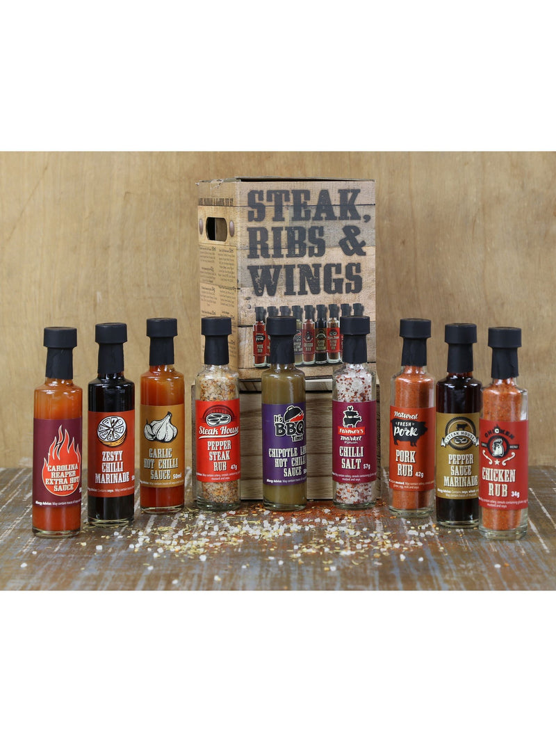 Kimm & Miller steak sauce and rub set, UK version