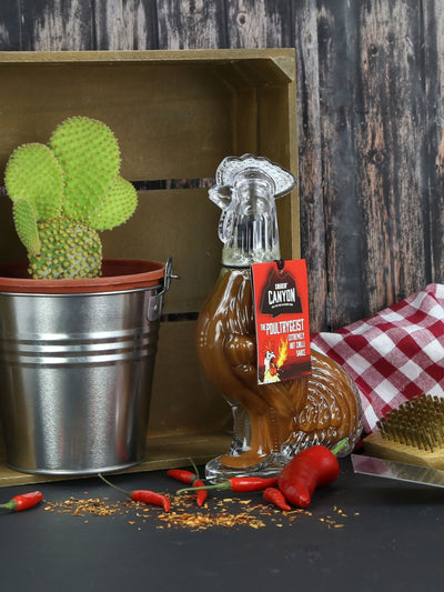 Next Kimm & Miller The Poultrygeist Ghost & Red Jalapeno Hot Sauce Gift Set 180ml- Buy online at McGrocer