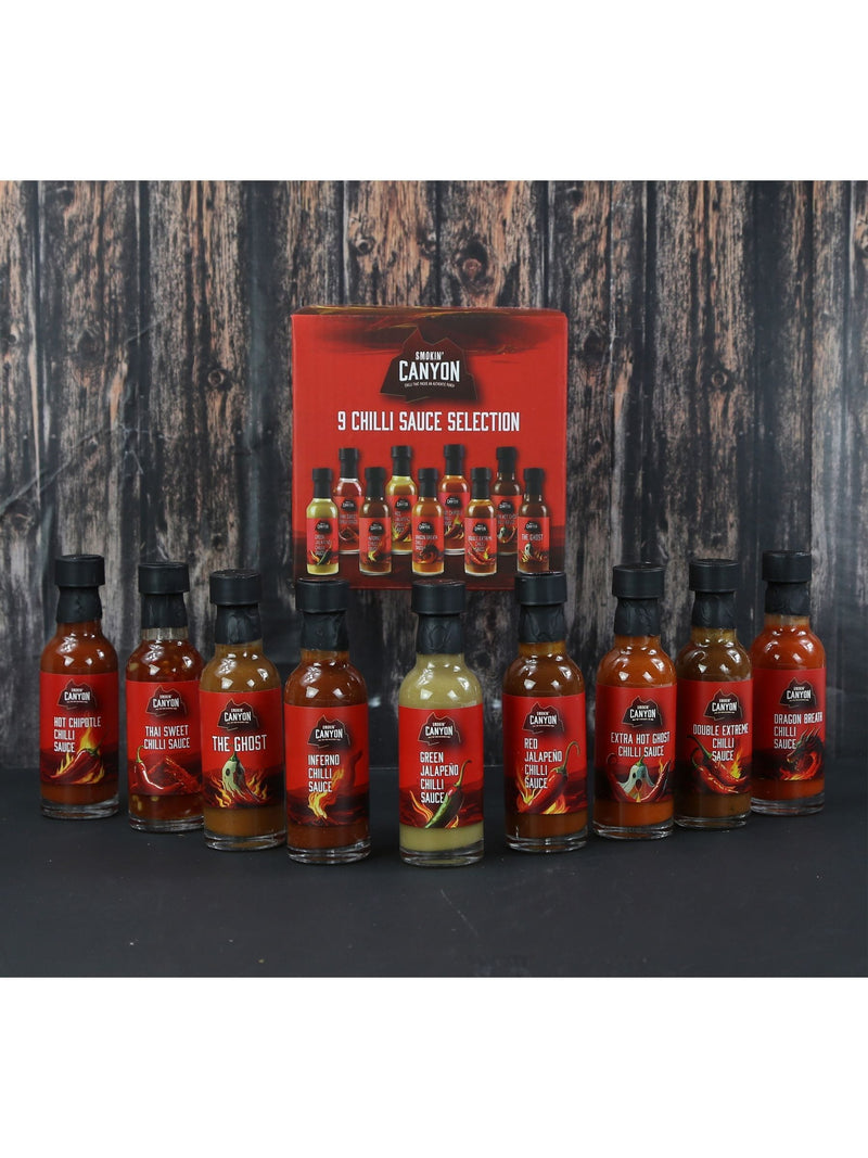 Kimm & Miller 9 Hot Sauce Gift Set Selection Pack