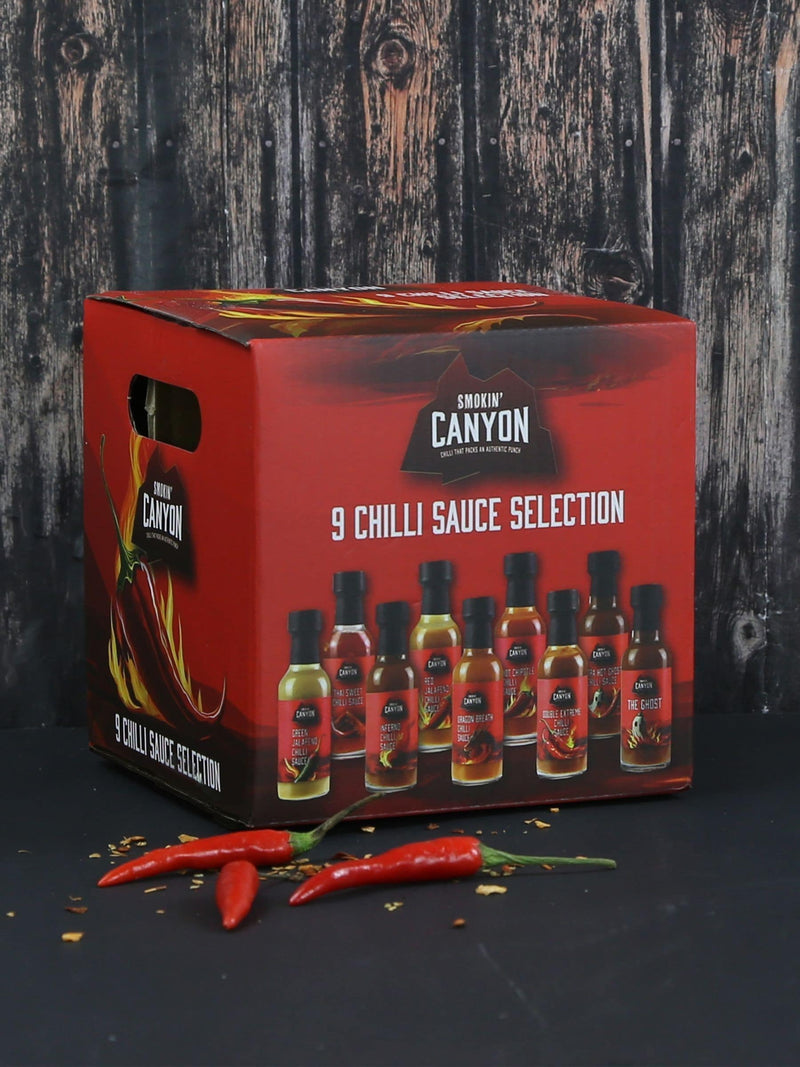 Kimm & Miller 9 Hot Sauce Gift Set Selection Pack