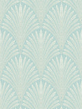 Hoopla Walls Chalk Leaf Fan A4 Wallpaper Sample