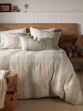 Secret Linen Store Natural Sophie Stripe pillowcase Standard (British brand)