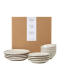 Broste Copenhagen cream Nordic vanilla ceramic plates set of 4 - British product