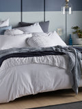 Secret Linen Store White Seersucker duvet cover (British brand)