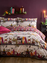 Next Multicolour Halloween Witchy Tales Reversible Duvet Cover and Pillowcase Set- Buy online at McGrocer