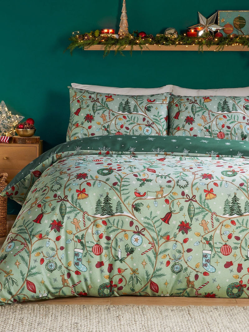 Duvet Day Green Noelle Duvet Set