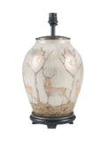 Pacific Lifestyle natural deer glass table lamp 50cm, imported from the UK