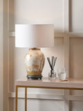 Pacific Lifestyle natural deer glass table lamp 50cm, imported from the UK