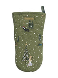 Sophie Allport Forest Green Festive Oven Gloves