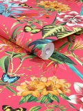 Graham & Brown Hot Pink Paradiso Multi 10M Wallpaper
