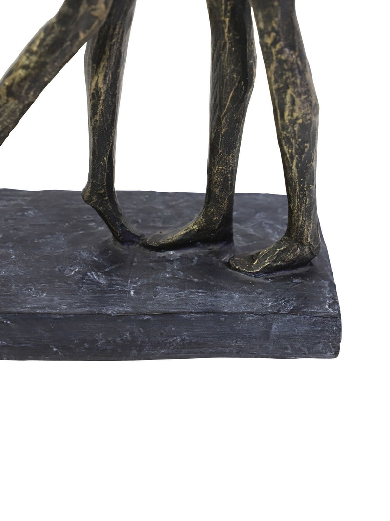 Libra Interiors bronze lovers embrace sculpture 32cm height, UK version