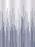 Showerdrape navy blue city stripe shower curtain 180 x 180 cm (British brand)