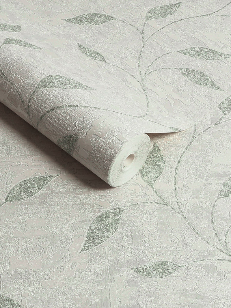Graham & Brown Sage wallpaper sample A4, imported from the UK