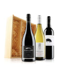 Virgin Wines mixed wine trio in wooden gift box (British brand)