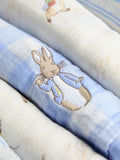 Peter Rabbit muslin cloths 5-pack 60x60cm (British brand)