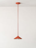 Houseof burnt orange mini pleat ceiling pendant 16cm - British product