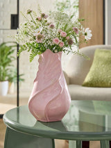 Next Pink Reactive Glaze Petal Shaped Ceramic Vase- Buy online at McGrocer