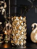 Rockett St George gold embossed stars vase 25cm - British product