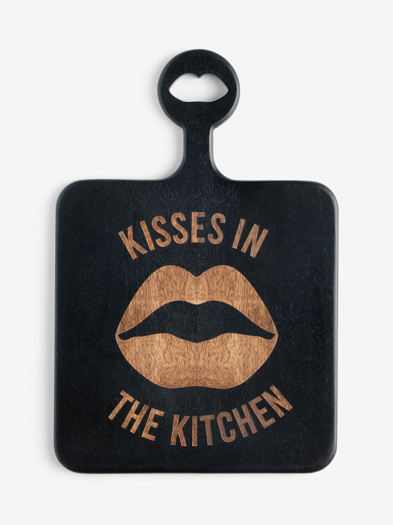 Rockett St George black kisses in the kitchen wooden serveboard (British brand)