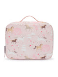 Sophie Allport pale pink pony insulated lunch bag (British brand)