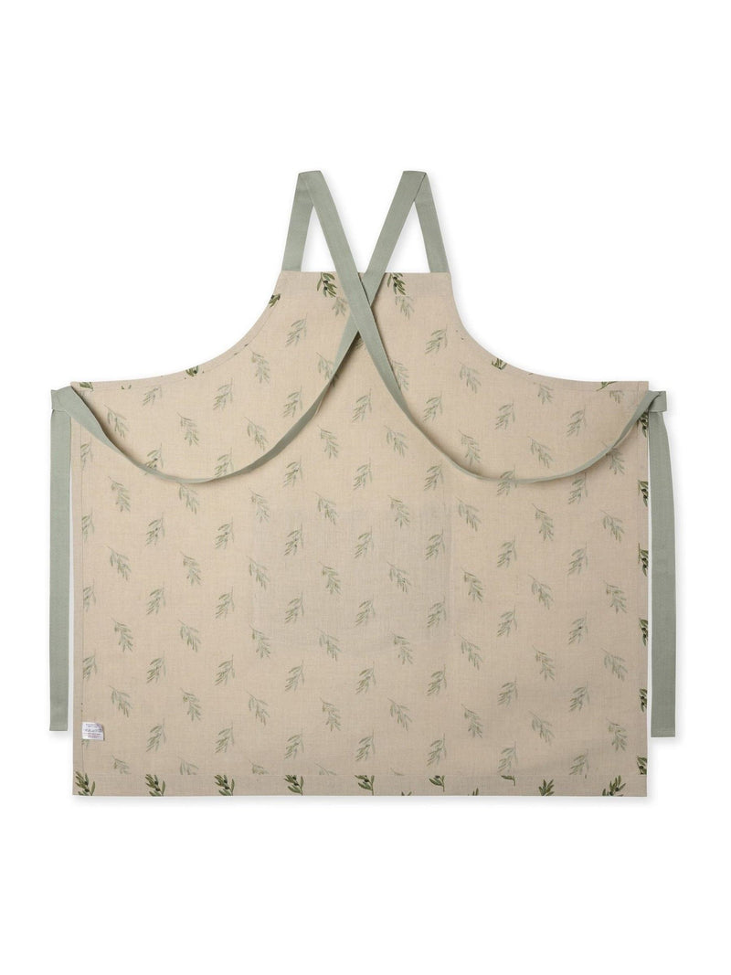 Sophie Allport linen apron olive design 87x77cm (British brand)