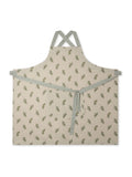 Sophie Allport linen apron olive design 87x77cm (British brand)