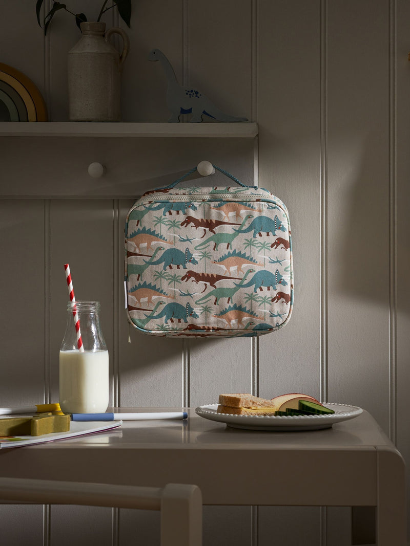 Sophie Allport Natural Dinosaur Camouflage Lunch Bag (British brand)