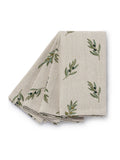 Sophie Allport Natural Linen Olive Napkins Set of 4