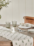 Sophie Allport Natural Linen Olive Branch Table Runner