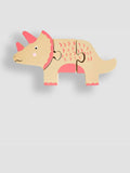 JoJo Maman Bébé dinosaur puzzle set four wooden pieces (British brand)